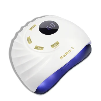 2020 150W Søm Tørretumbler Med Ventilator LED-UV-Nail-Lampe polske Gel IS Lys 45LEDs 10/30/60/99s Smart timing for Negle Manicure Maskine