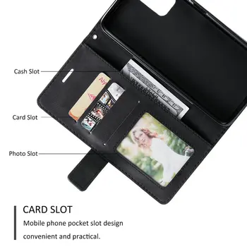 Redmi 9 Magt 9T 2021 etui Læder Business-Flip Cover til Xiaomi Redmi 9T Tilfælde Luksus Tegnebog Hud Funda Redmi 9 T T9