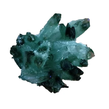 200-250g Naturlige grønne spøgelse cluster krystal Kvarts Cluster Prøve Healing Mineral Sten