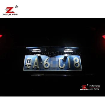 Super Hvid LED Omvendt backup pære + nummerplade lygte til Nissan X-Trail X-Trail T31 T32 LED Udvendige lys kit (2007-2019)