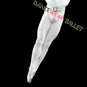 Nye 2017 Gratis Forsendelse Sort Hvid Nylon Spandex Footed Ballet Tights Til Mænd Salg