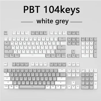 PBT Gennemskinnelige Baggrundslys Tasterne 104 Nøgler Mekanisk Tastatur Nøglen Hætte Dobbelt Shot-Tasten Cap For Cherry MX