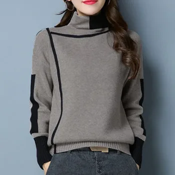 Sweater 2020 Rullekrave Women ' s Fall/Winter Nye År Nye Pullover Løs Ydre Slid Vestlige Mode Tykkere Kort Base Shirt
