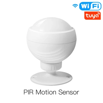 Tuya WIFI PIR bevægelsesføler Trådløs Passiv Infrarød Detektor Sikkerhed Indbrudstyv Alarm Sensor Tuya/SmartLife APP Control