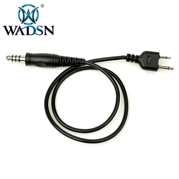 WADSN Softair Elektroniske TOT-Wire Taktiske Headsets Tilbehør Airsoft Jagt Headset Tilbehør TOT-Til-Walkie-Talkie Sæt Z124