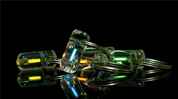 Automatisk Lys Tritium Gas Røret Tast Nat, Selv Lysende Glowring udrykningsblink For Offentlig Sikkerhed og Overlevelse Værktøj