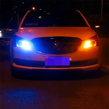 2stk 7440 Bil blinklyset Lyser LED-KØRELYS Kørelys Hvid gul Lamper Til Subaru Outback 2010-WY21W T20 7440