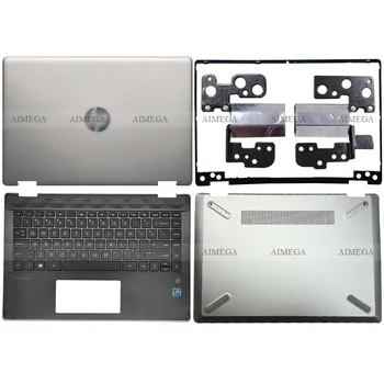 NYE Til HP Pavilion X360 14-DH-14-DH003TU Laptop LCD-Back Cover/frontdækslet/Hængsler/Bunden Tilfælde L52873-001 Sølv