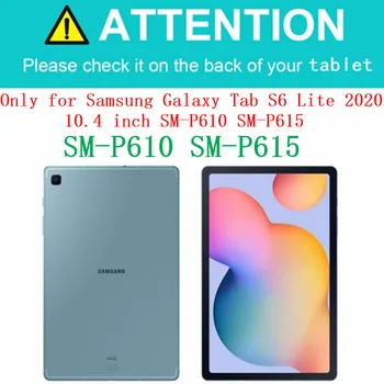 Samsung Galaxy Tab S6 Lite 10.4 2020 Sm-P610 P615 stødsikkert tunge rustning tilfælde 360 graders roterende beslag håndrem tablet