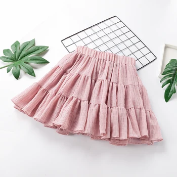 2020 sommeren kvindelige studerende preppy stil blomstrede nederdele kvinder elastisk talje chiffon patchwork piger plisserede nederdele søde engros