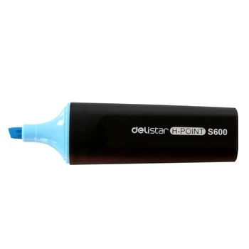 6STK DELI S600 Highlighter iøjnefaldende Farve Markør Pen Highlighter Pen Fluorescerende Markører