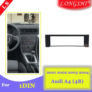 LONGSHI 1din Bil Radio Fascia for 2001 2002 2003 2004 Audi A4 (4B) frontplade Panel DVD Ramme Stereo-Dash Bil Montering Kit 1DIN