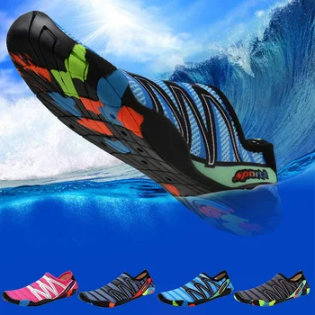 Unisex Beach Water Sko Quick-Tørring Svømning Aqua Sko Seaside Tøfler Surf Opstrøms Lys, Vand Sport Sko Sneakers