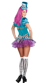 UTMEON-Hot Salg Lllusion Kostume Lolita Kjole Fantasia Carnival Cosplay Halloween Alice Kostumer til Kvinder