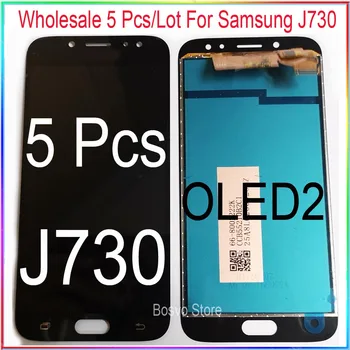 Engros 5 Pc ' er/Masse til Samsung J7 2017 J730 LCD-Skærm med touch Digitizer assembly J7 Pro