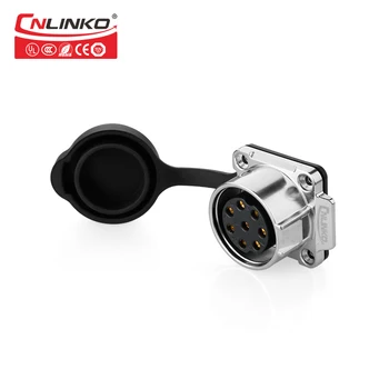 CNLINKO M28 8pin IP67 vandtæt power stik adapter 15A 500V quick drive industri udstyr ny energi køretøjer auto bil