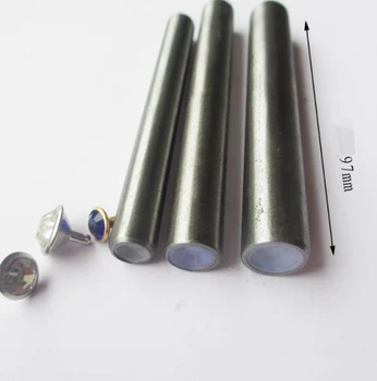 Blød gummi rhinestone indlæg nitter cap stud beskytte installationen værktøj, der er Velegnet til diameter 6mm til 11,5 mm rhinestone nitter