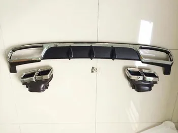 Bilens Bageste Kofanger udstødningsrør Lyddæmper Hale Bumper Passer Til Mercedes-2016 E-klasse W212 Optimeret Til E63