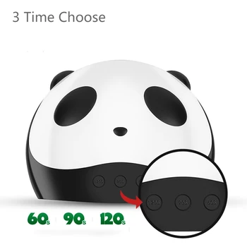 Nail Dryer 36w Panda Infrarød Sensor Mode Søm Tørretumbler 60/90/120s UV Gel Negle Lampe Søm Værktøjer Til Extension Lim
