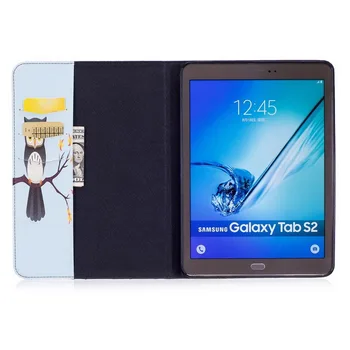Søde Maleri Magnetisk Dækning af PU Læder taske Til Samsung Galaxy Tab S2 9,7 tommer SM-T810 T815 Stødsikkert Tablet Flip Book Stå
