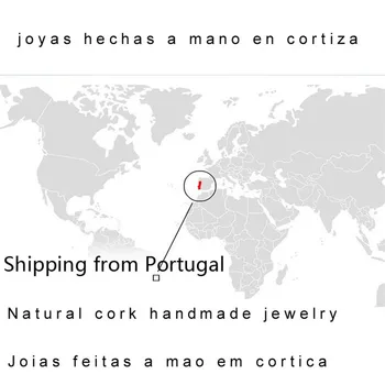 10 Meter portugisiske naturkork 5mm blå med sorte runde kork snor reb engros smykker leverancer /Resultater COR-177-10