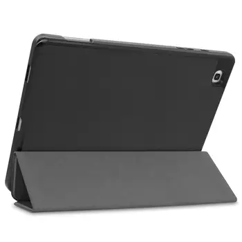 Multi-Vinkler taske til Samsung Galaxy Tab S6 Lite 10.4 PU Læder Smart Stå Dækning for SM-P610 SM-P615 med Film+Pen