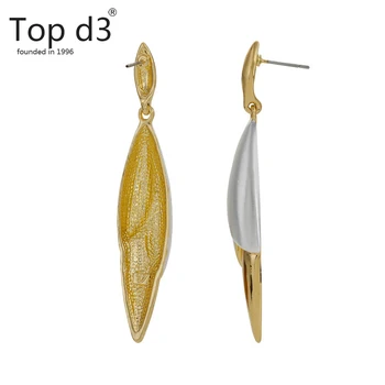 Top d3 Viennois 2020 nye designs hængende lang kæde drop øreringe til kvinder mirafeel guld og blå mirafeel part damer