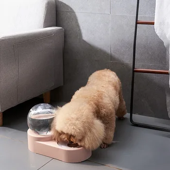 1,8 L Pet Hund Kat Automatiske Arkføder Skål til Hunde Drikkevand Flaske Killing Skåle Slow Food Fodring Container Forsyninger
