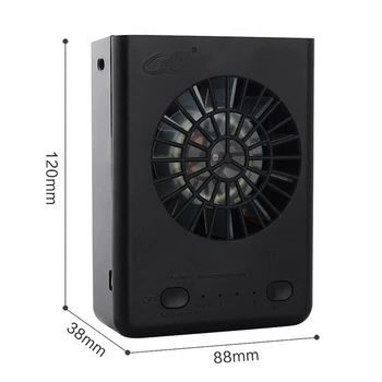 Multi-Funktionel Genopladelige Hængende Mini Fan 3 Hastigheder Håndholdte Blæsere Hjem Kontor Rejse Luftkøling Desktop-Usb-Fan
