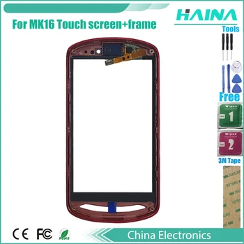 Ramme + Touch-Panel Til Sony Ericsson Xperia Pro MK16 MK16a MK16i Touchscreen Digitizer Sensor Front Glas med 3Mtape