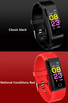 115 Plus Kvinders Bluetooth Smart-Ure Mænds Hjerte Rate Monitor Smartwatch 2020 Fitness Tracker Vandtæt Armbånd Ur