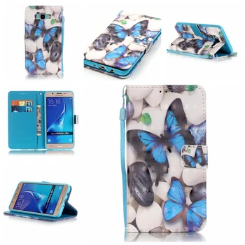 Wallet Læder Flip+Soft TPU Telefon Silikone Cover Shell Funda Coque til Samsung Galaxy J3 J5 A3 A5 2016 J310 J510 G360 G530 Sag