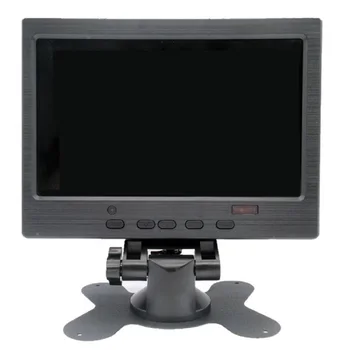 Gratis Forsendelse 1024 x 600 Opløsning 7 Inch Lille LCD-Skærm Med AV / VGA / HDMI-Indgang for Raspberry Pi / CCTV / PC