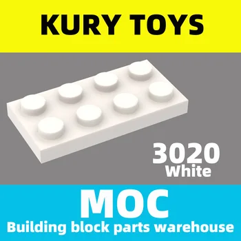 Kury Legetøj DIY MOC For 3020 100pcs byggesten dele Til Plade 2 x 4 For legetøjsklods