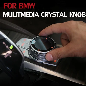 Bil Styling Multimedia-Knapperne for at skifte Cover Klistermærker panel til BMW 5-serie G30 G38 X3 G01 6-serie gt Interiør Auto Tilbehør