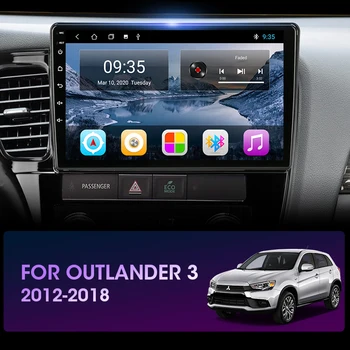 JMCQ Android 9.0 2G+32G Bil Radio Multimidia Video-Afspiller, GPS Navigation Bil Stereo Til Mitsubishi Outlander 3 2012-2018 2din