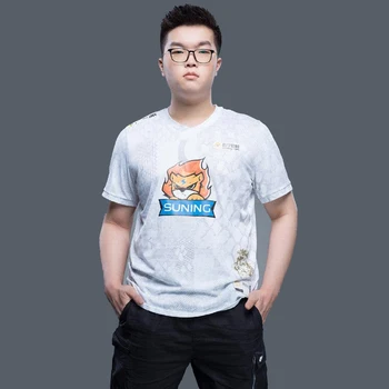 SUNING Esport Hold Trøjer Tilpasset Navn Bin Sofm Huanfeng T-Shirts Top Kvalitet LOL LPL SN Uniform Mænd Kvinder Tee Shirt til Mænd