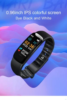 SMart Band Bluetooth Armbånd pulsmåler C1S Smart Armbånd Måling af Blodtryk Fitness Tracker Se