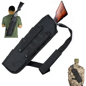 Taktisk Rifle Pistolen Posen Tilfælde Militære Shotgun Håndtaske Skede Med Skulder Taske til Jagt Udendørs Camping Våben Pistol Taske