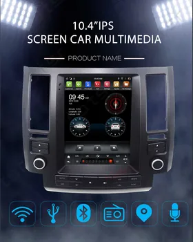 For Infiniti FX35 Mms Til Infiniti FX35 FX45 2006 - 2009 Android 10.0 Tesla Stil Lodret Skærm Bil GPS Navigation
