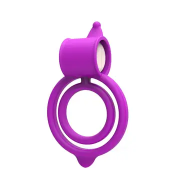 Nye Vibrerende Penis Cock Ring Sex Legetøj Dobbelt Penis Ring Forsinkelse Sædafgang, sexlegetøj til Mænd, sexlegetøj Vibrator Penis Ærme