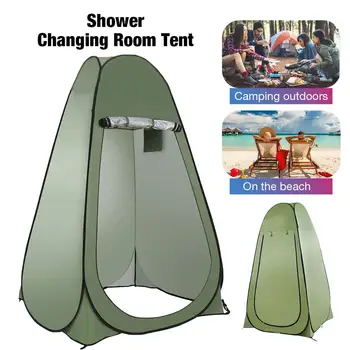 Bærbare Brusebad Telt Pop Op Pod Privatliv Omklædningsrum Nem At Oprette Lejr Toilet Omklædningsrum For Offentlig Strand Camping