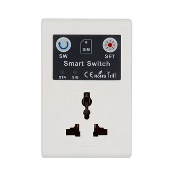 Professional UK/EU-220V Telefon RC-Fjernbetjening Trådløs Kontrol Smart Switch GSM-Stik Stik til Hjem husholdningsapparater