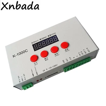 K-1000C(T-1000VIS Opdateret) LED 2048 Pixels Program Controller Til WS2812B WS2811 APA102 SK6812 Led Strip Light Tape DM5-24V