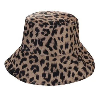 Sommer Hat Kvinder Herre Hat Leopard Panama Bucket Hat Snake Print Design Parasol Fisker Fisker Bob Hat Chapeu Femmes Hip Hop&