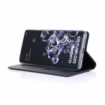 Aftagelig Læder Taske Til Samsung Galaxy S20 Ultra S10 Plus Tilfælde Magnetiske Bil Phone Case For Samsung S20 Plus S10 Note 10 Plus