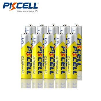 10STK PKCELL 1,2 v NIMH AAA-Batteri 3A 1200mah Genopladeligt Batteri aaa ni-mh genopladelige AAA-batterier