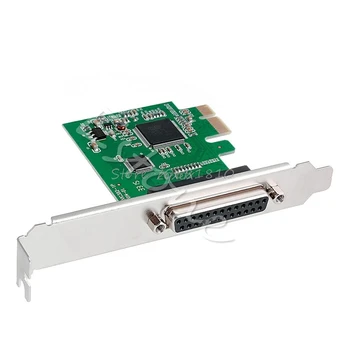 Parallel Port DB25 25Pin LPT Printeren til PCI-E Express Card Converter Adapter Whosale&Dropship