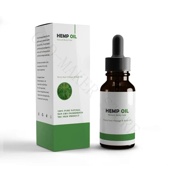 30 ml Naturlige Hamp Olie Ren Økologisk Ekstrakt THC Gratis Lindre smerter/pres/søvnløshed Body Oil