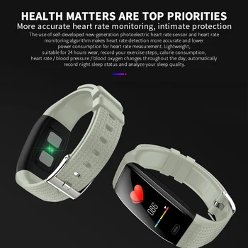 Wearpai Smart Armbånd T5 Puls Temperatur Måle Smart Armbånd Vejr Påmindelse Vandtæt Aktivitet Tracker Sundhed